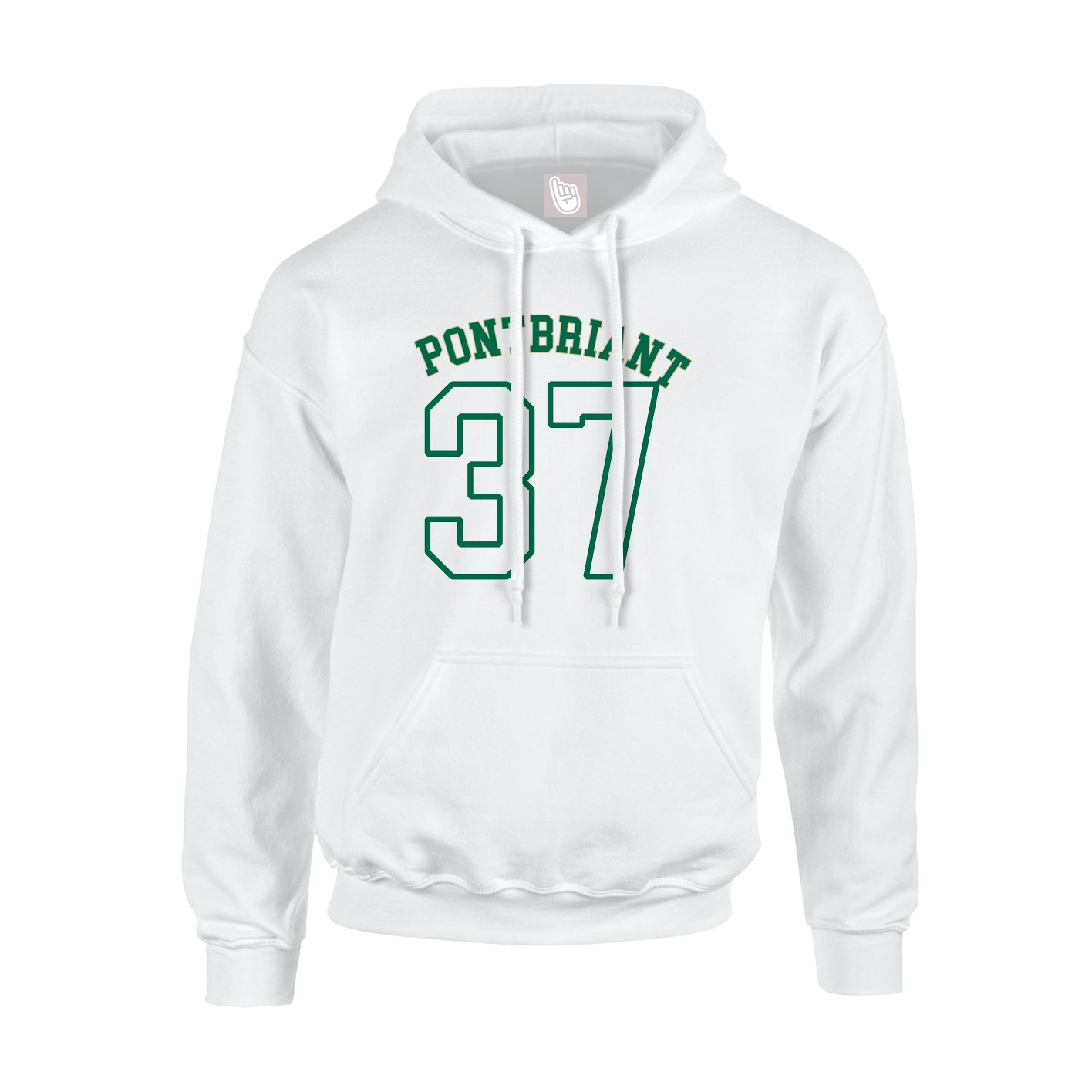 Hoodie — Shirsey Arch in White