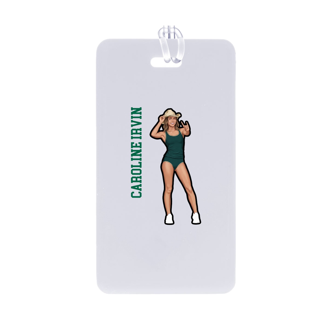 Bag Tag — Name Vertical in Classic