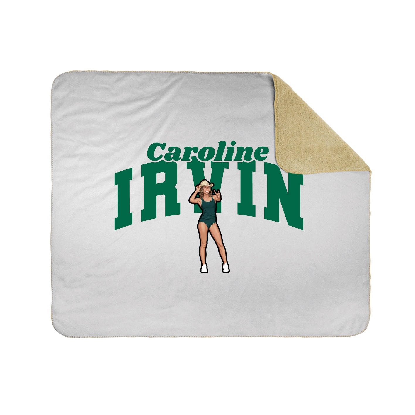 Throw Blanket — Signature Arch in White