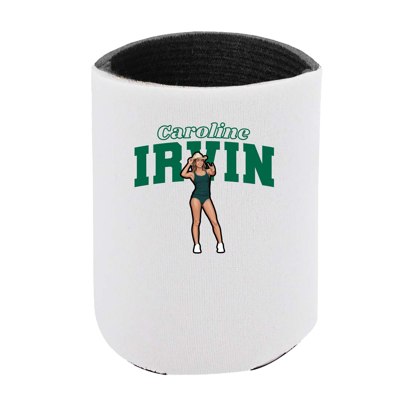 Can Holder — Name Arch in White