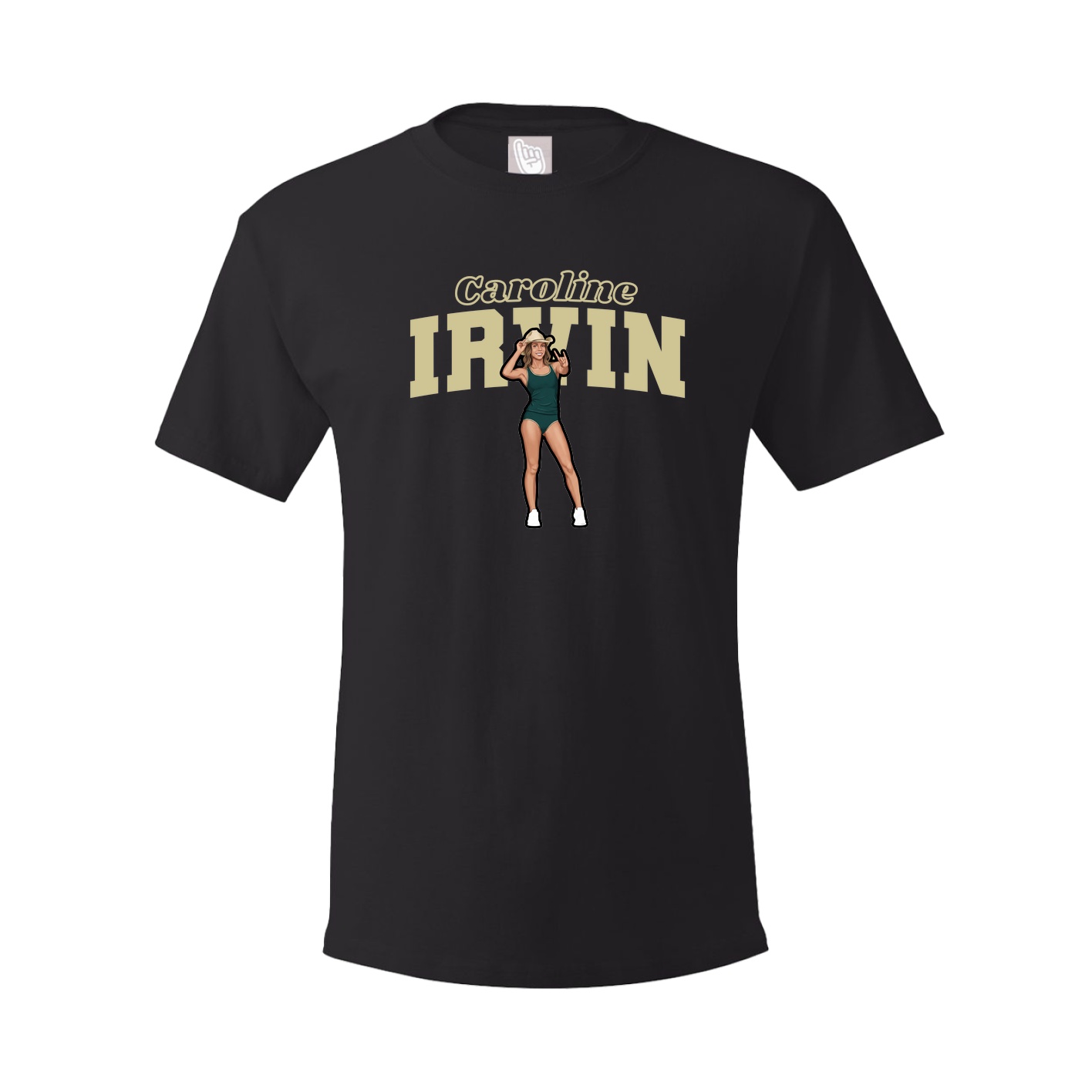 Youth Tee — Name Arch in Black