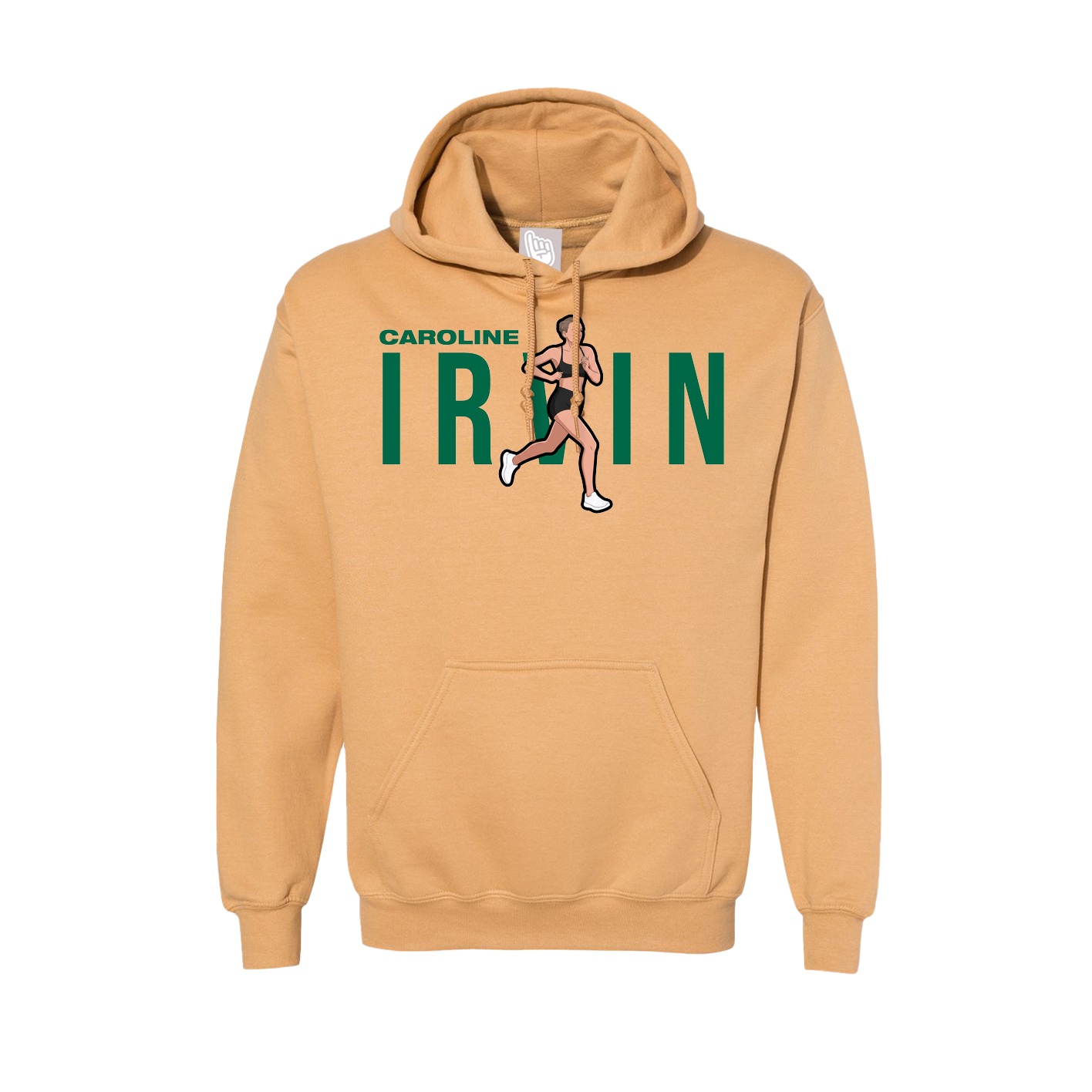 Hoodie — Player Name in Vegas Gold