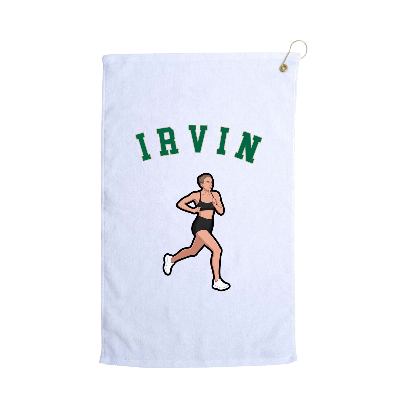 Golf Towel — Shirsey Arch in White