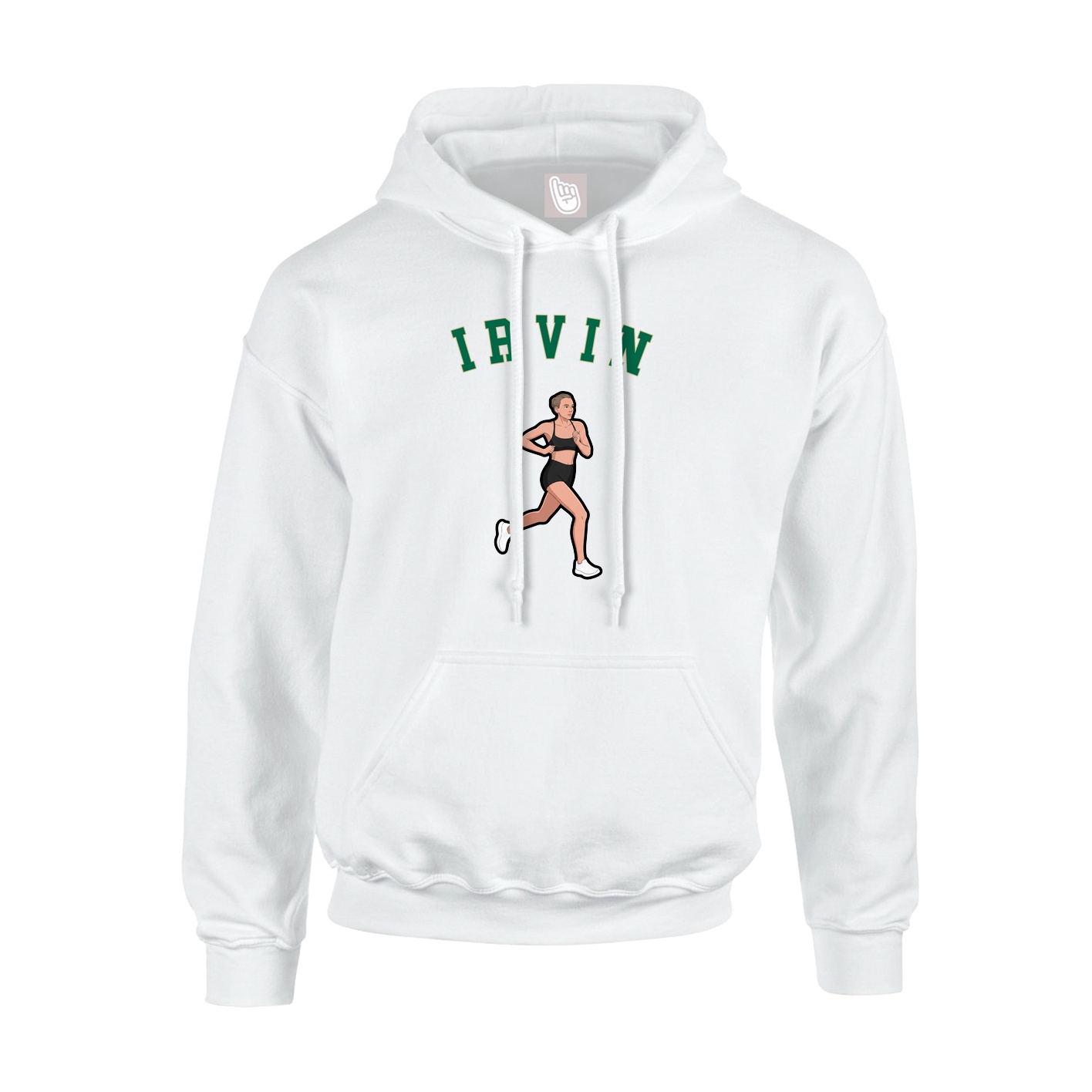 Hoodie — Shirsey Arch in White