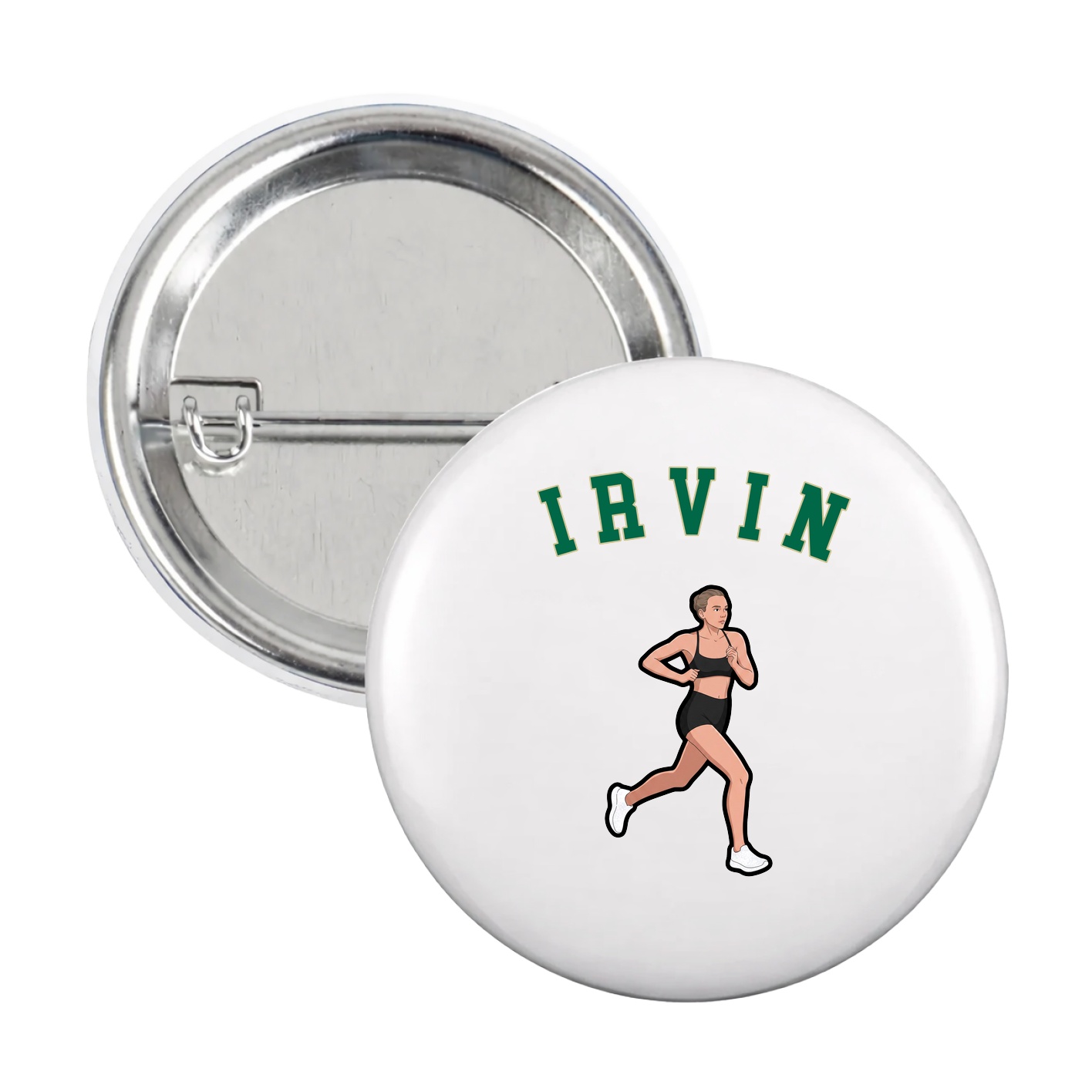 Game Day Button — Shirsey Arch in White