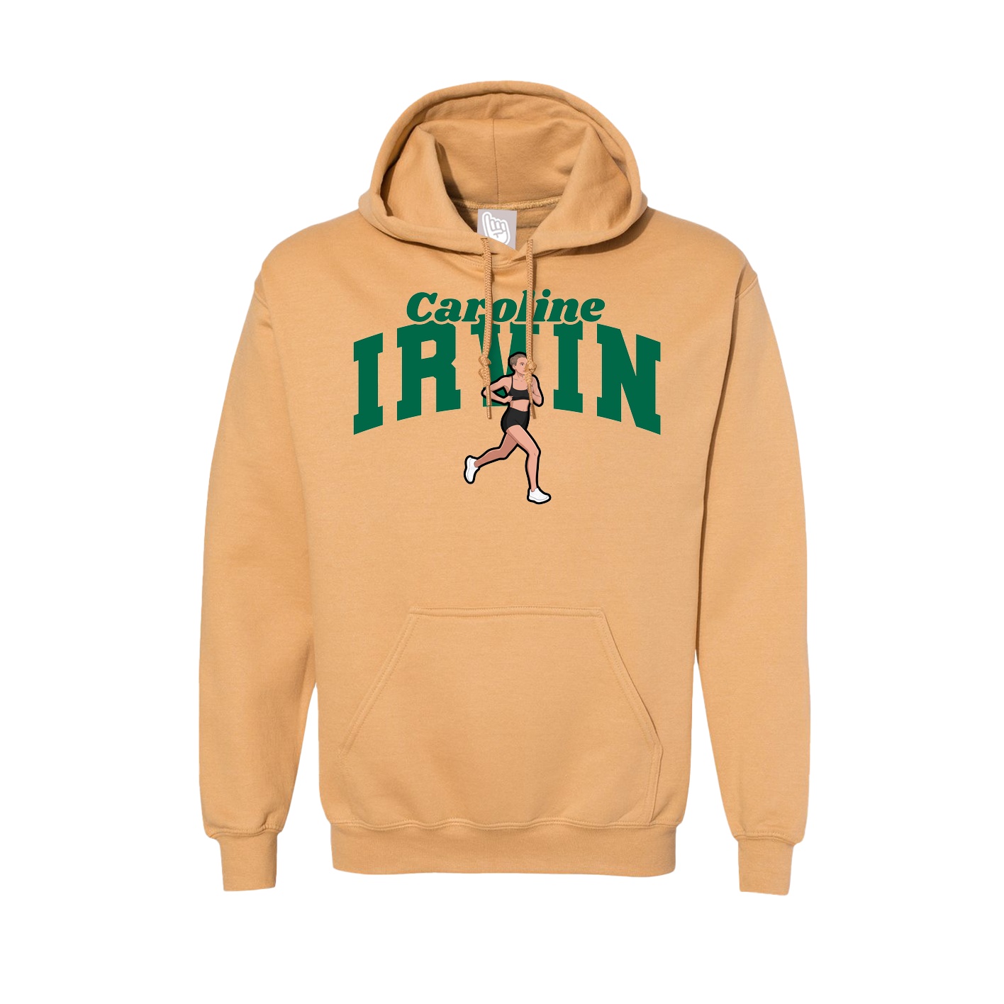 Hoodie — Signature Arch in Vegas Gold