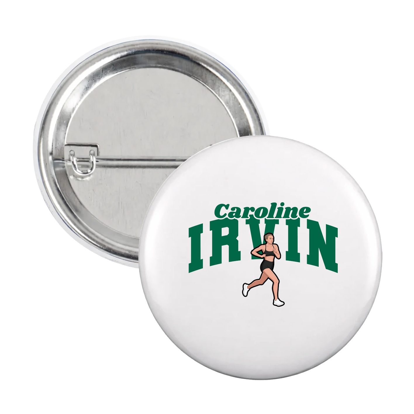 Game Day Button — Signature Arch in White