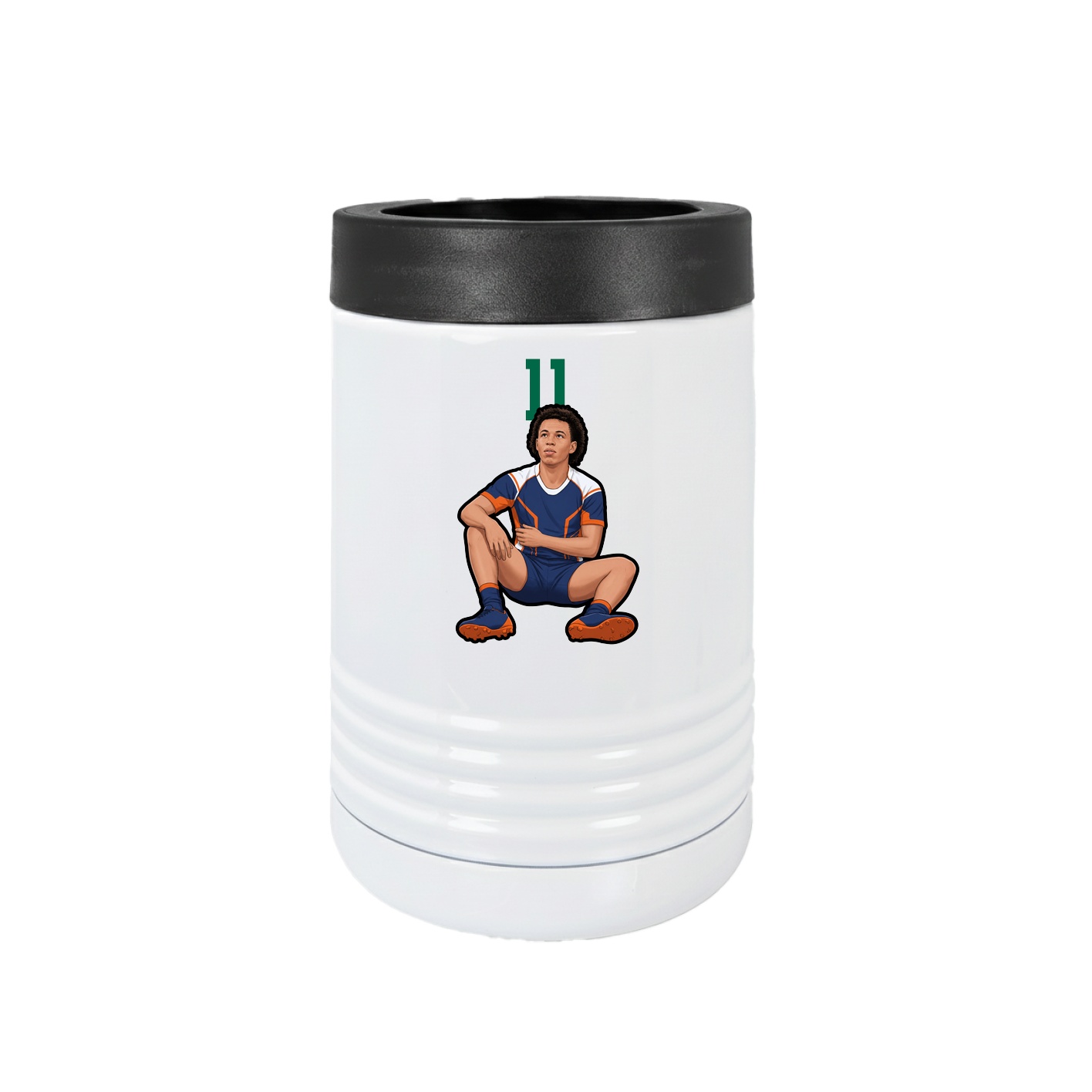 Beverage Holder — Number Top in White