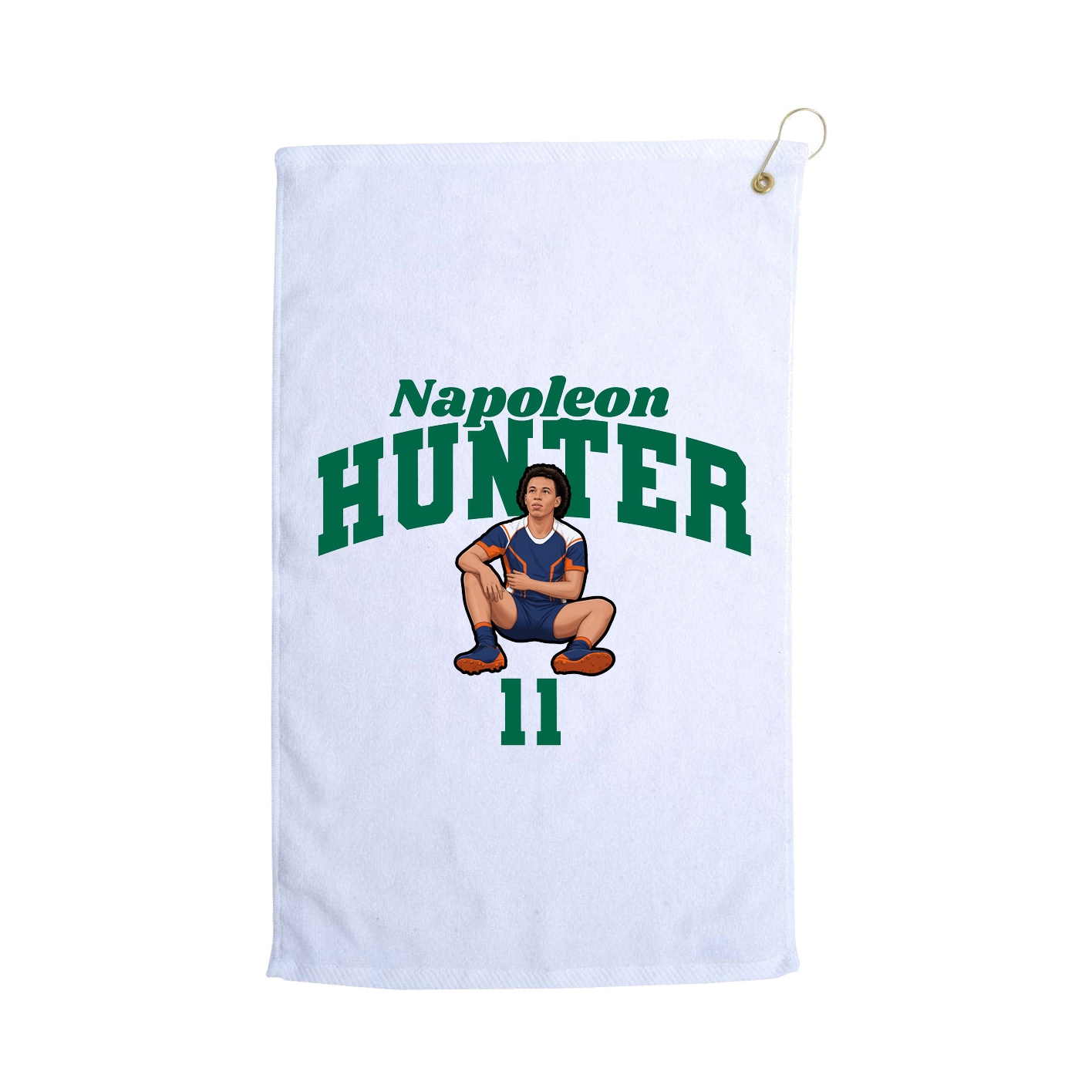 Golf Towel — Signature Arch in White