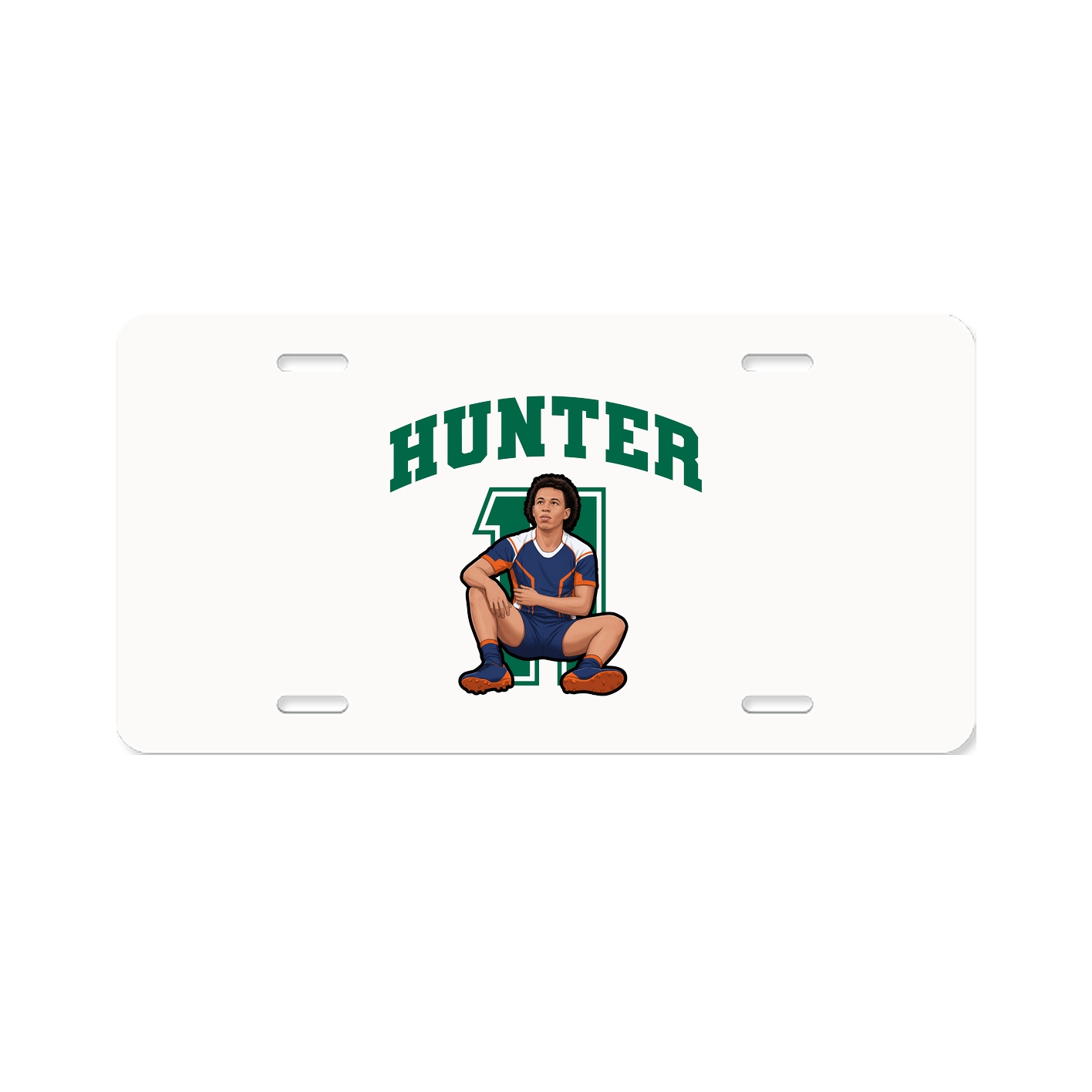 License Plate — Number in Classic