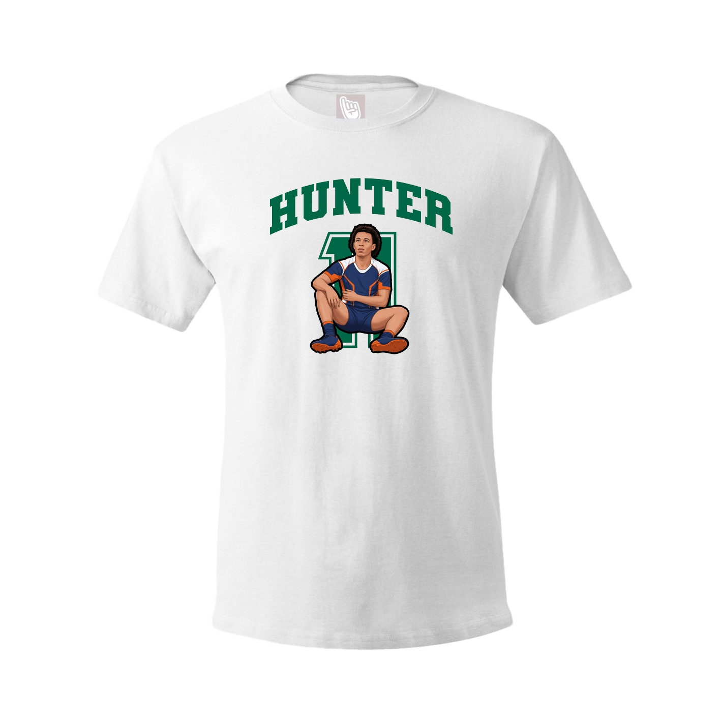 Tee — Number in White