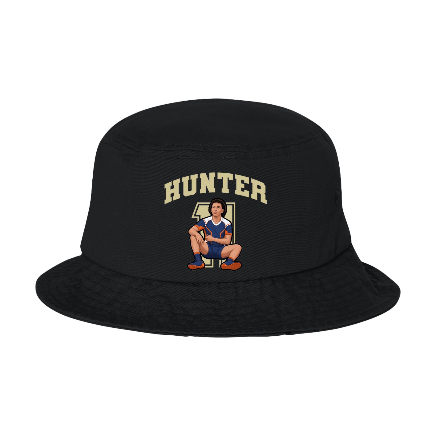 Bucket Cap — Number in Black