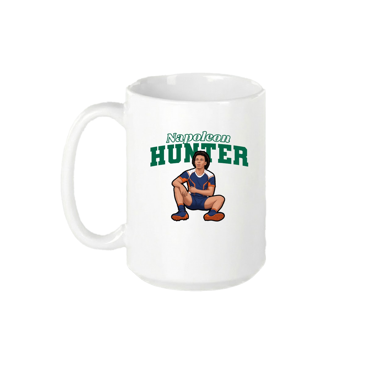 15oz Coffee Mug — Name Arch in White