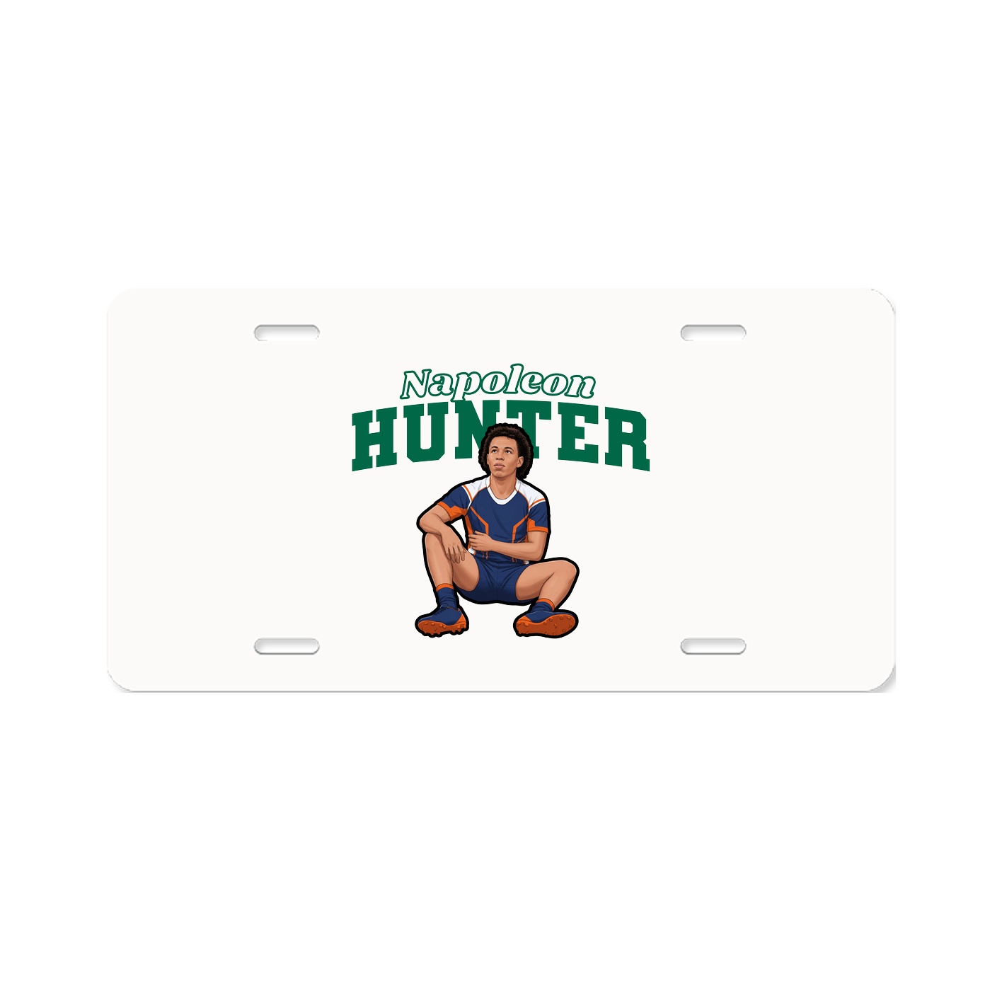 License Plate — Name Arch in Classic