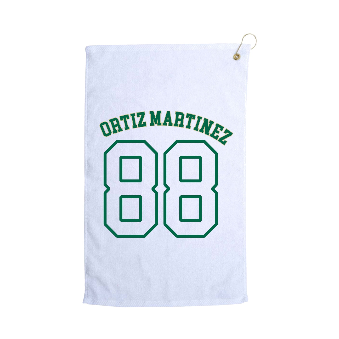 Golf Towel — Shirsey Arch in White