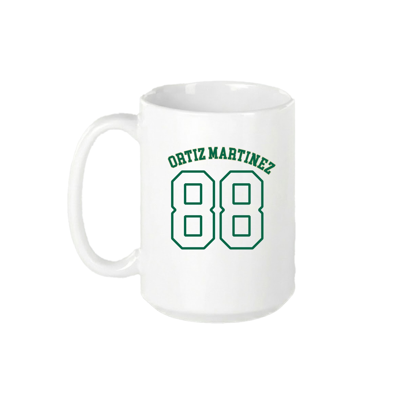 15oz Coffee Mug — Shirsey Arch in White