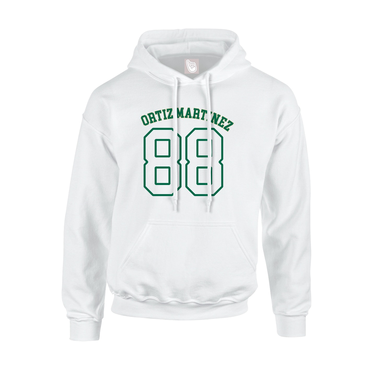 Youth Hoodie — Shirsey Arch in White