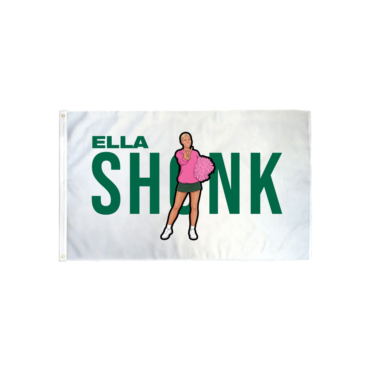 3x5 Flag — Player Name in Classic