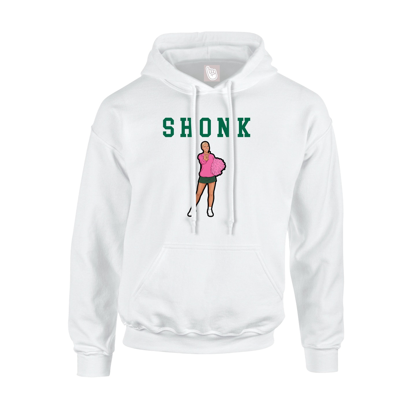 Youth Hoodie — Shirsey in White