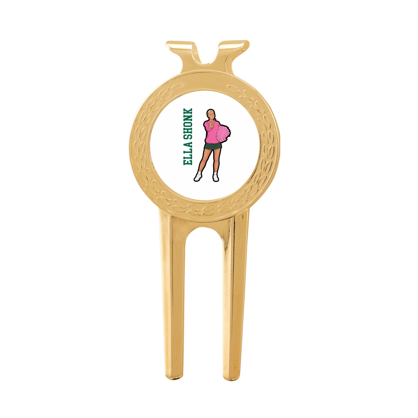 Divot Tool with Ball Marker — Name Vertical in Classic