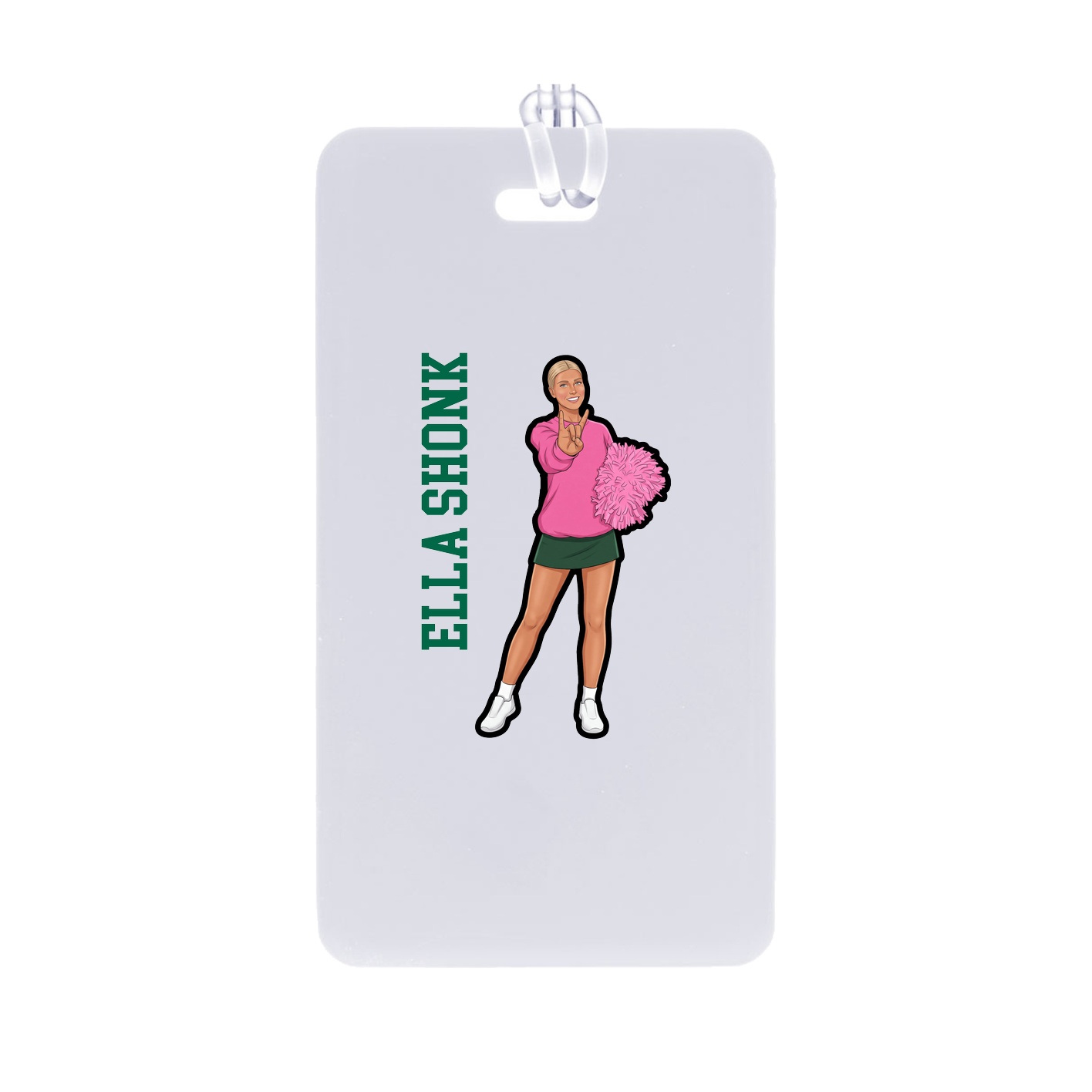 Bag Tag — Name Vertical in Classic