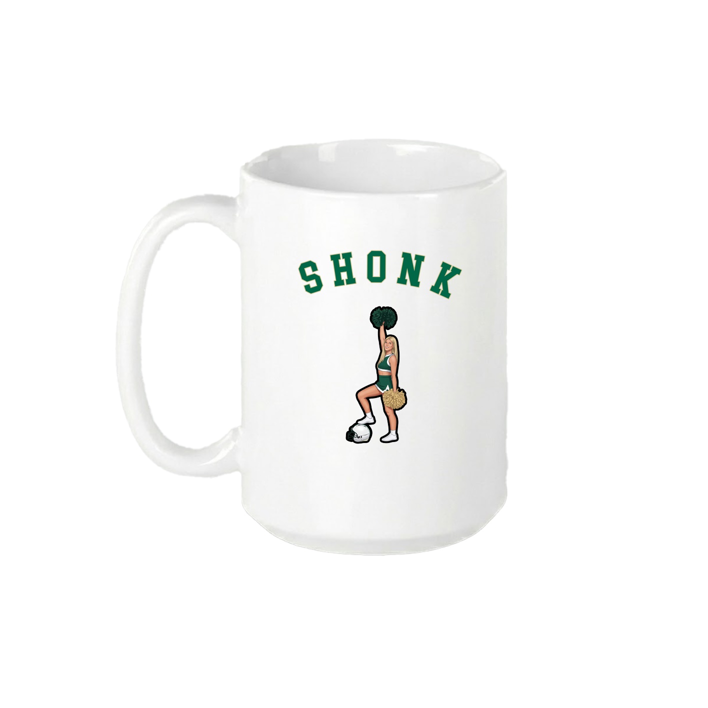 15oz Coffee Mug — Shirsey Arch in White