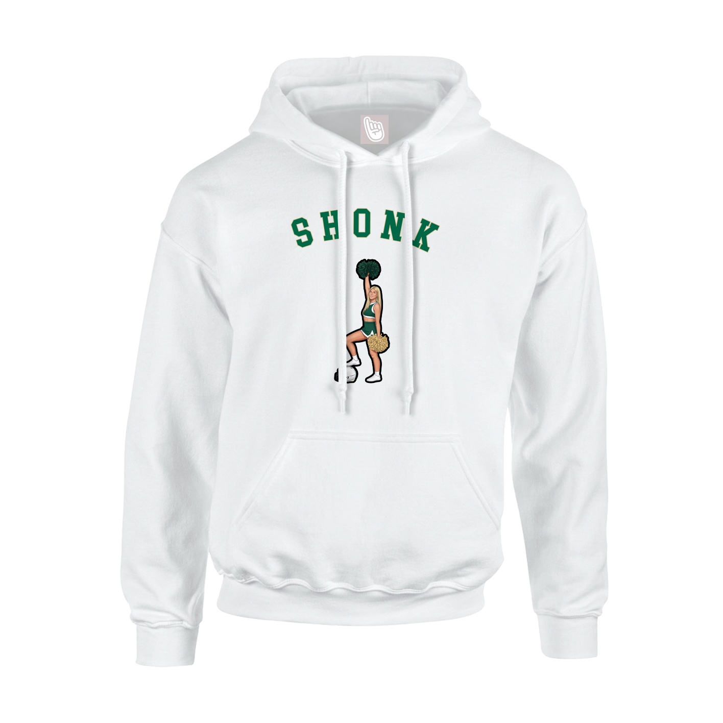 Hoodie — Shirsey Arch in White