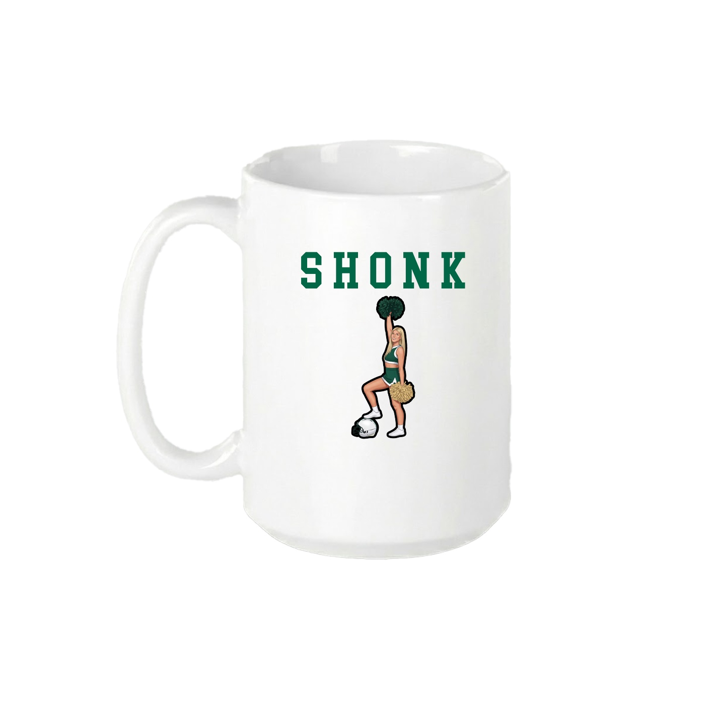 15oz Coffee Mug — Shirsey in White
