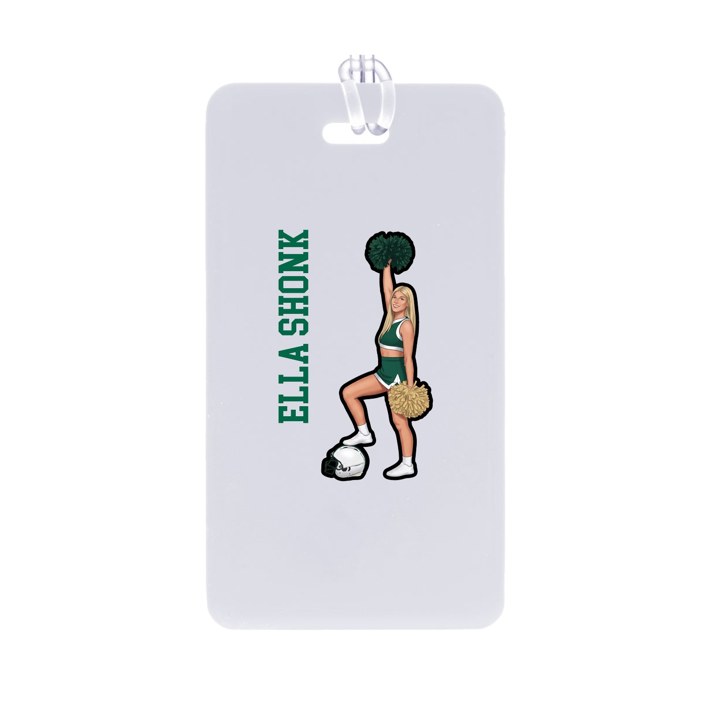 Bag Tag — Name Vertical in Classic