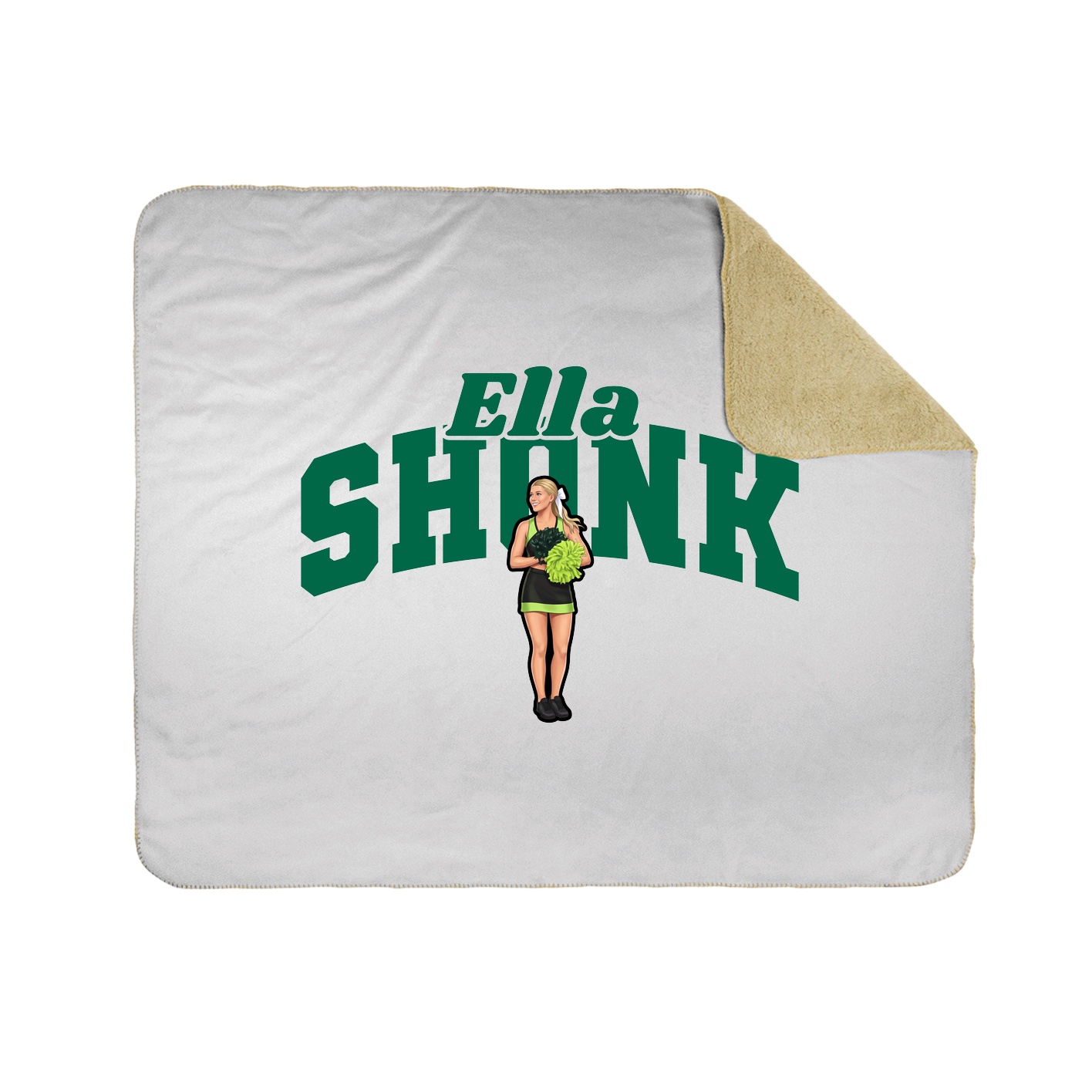 Throw Blanket — Signature Arch in White
