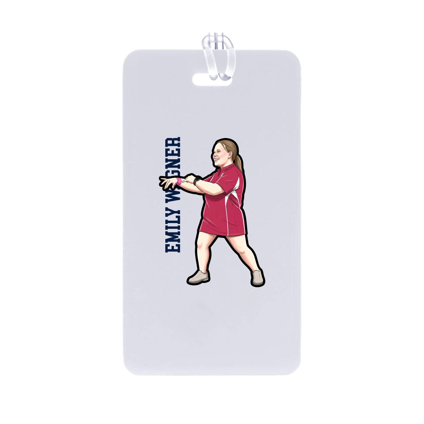 Bag Tag — Name Vertical in Classic