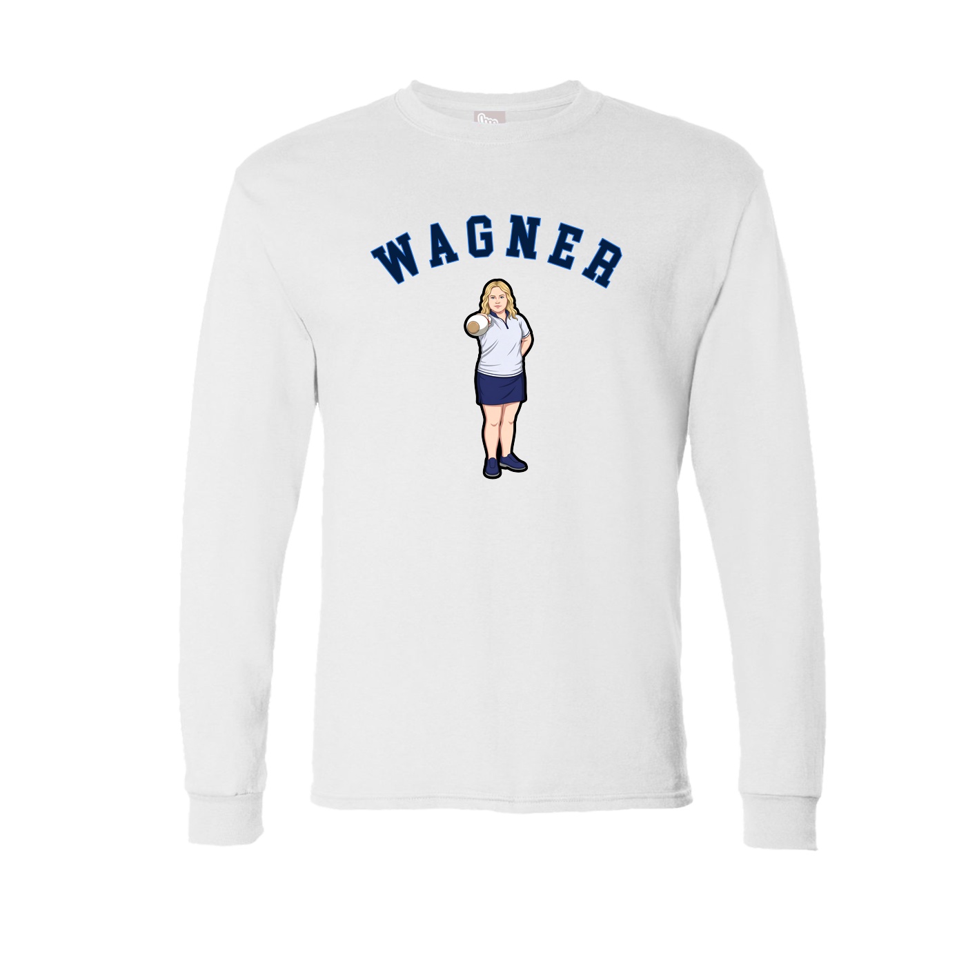 Long Sleeve Tee — Shirsey Arch in White