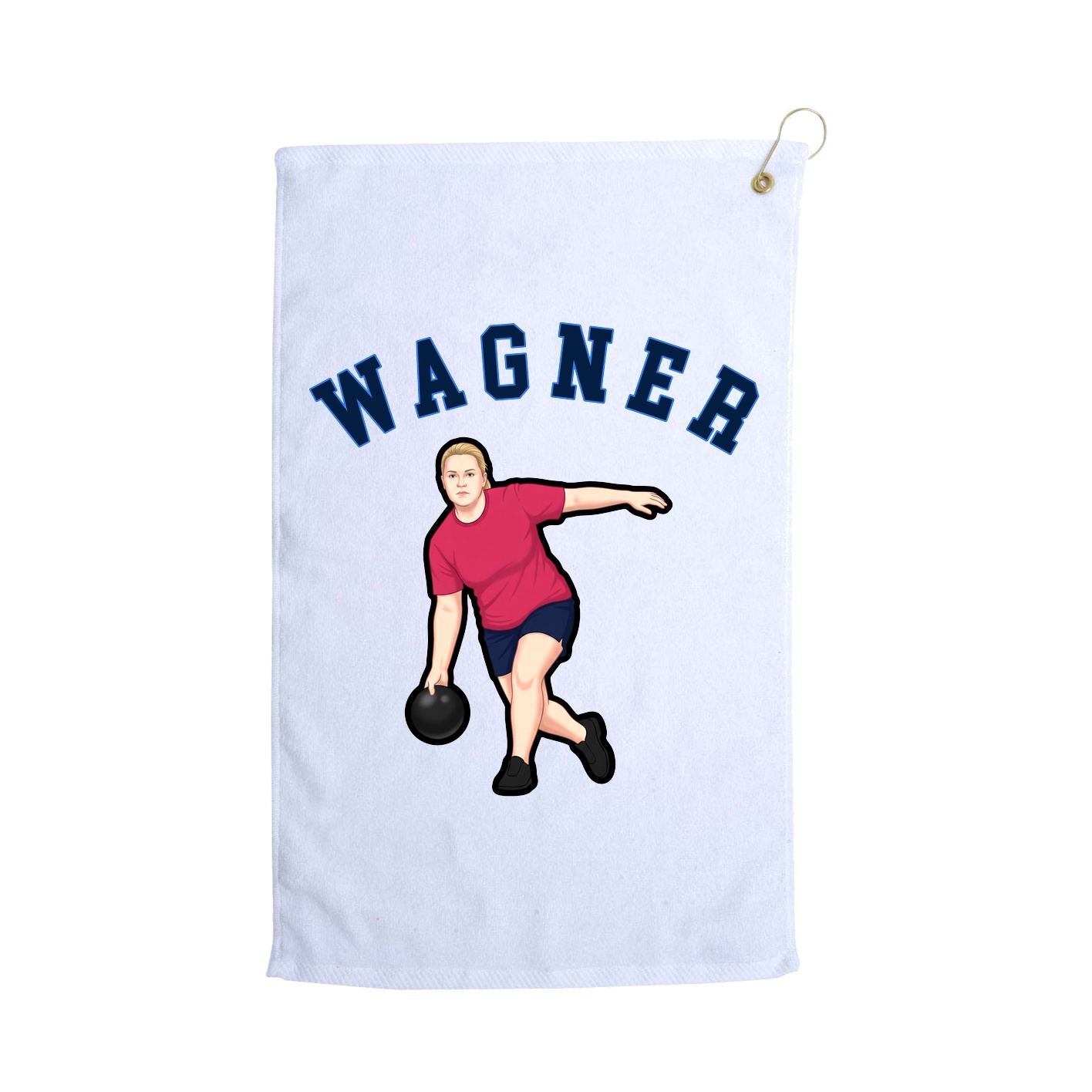 Golf Towel — Shirsey Arch in White