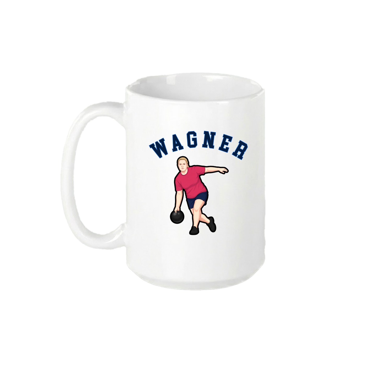 15oz Coffee Mug — Shirsey Arch in White