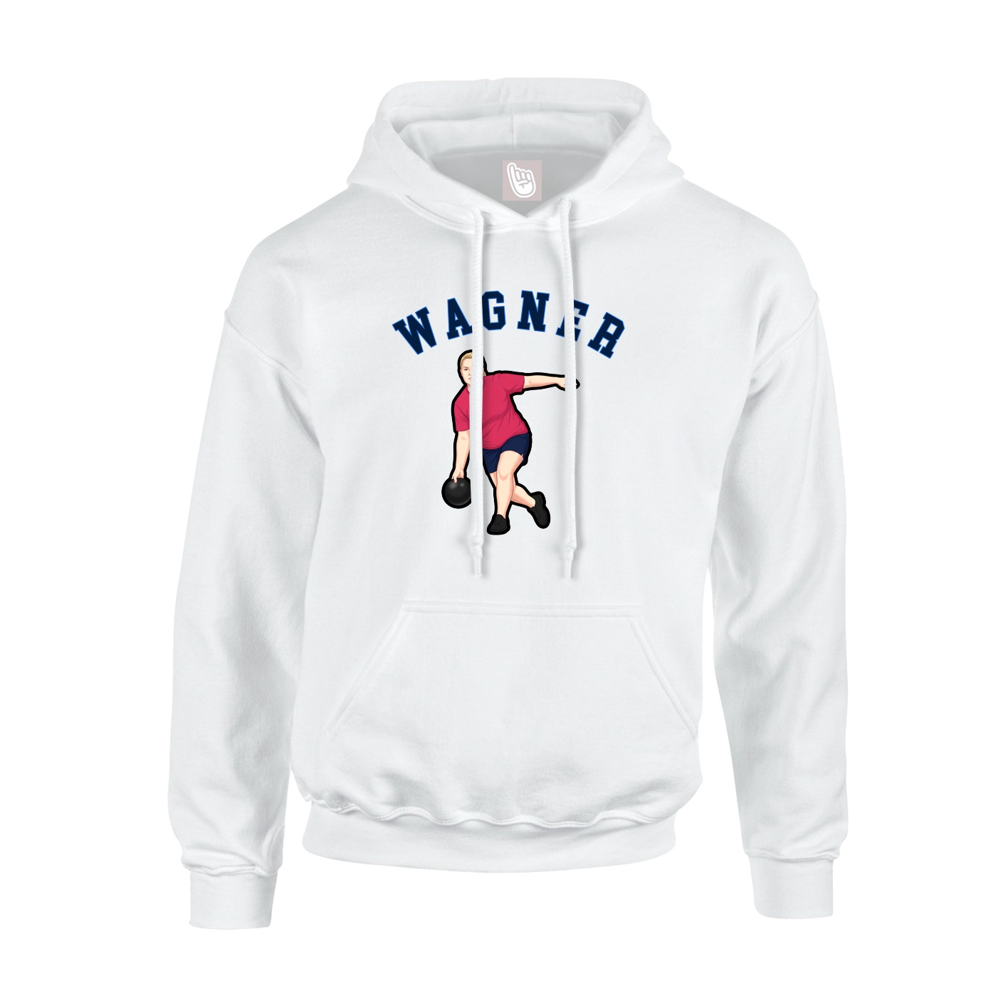 Youth Hoodie — Shirsey Arch in White