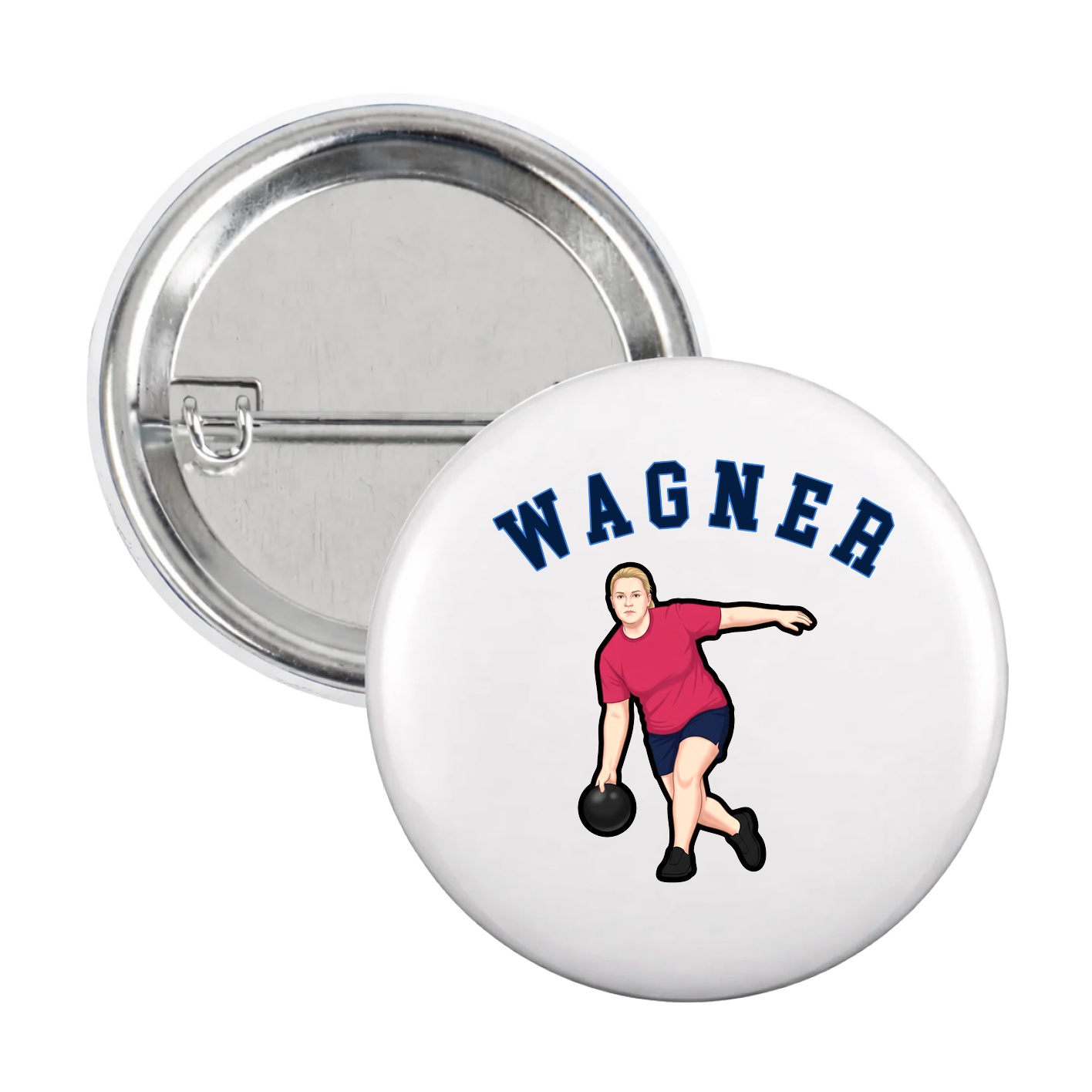 Game Day Button — Shirsey Arch in White
