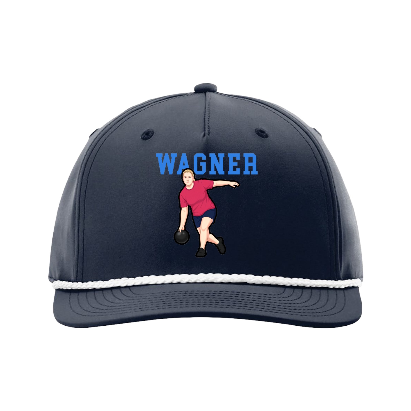 Five-Panel Classic Rope Cap — Shirsey in Navy