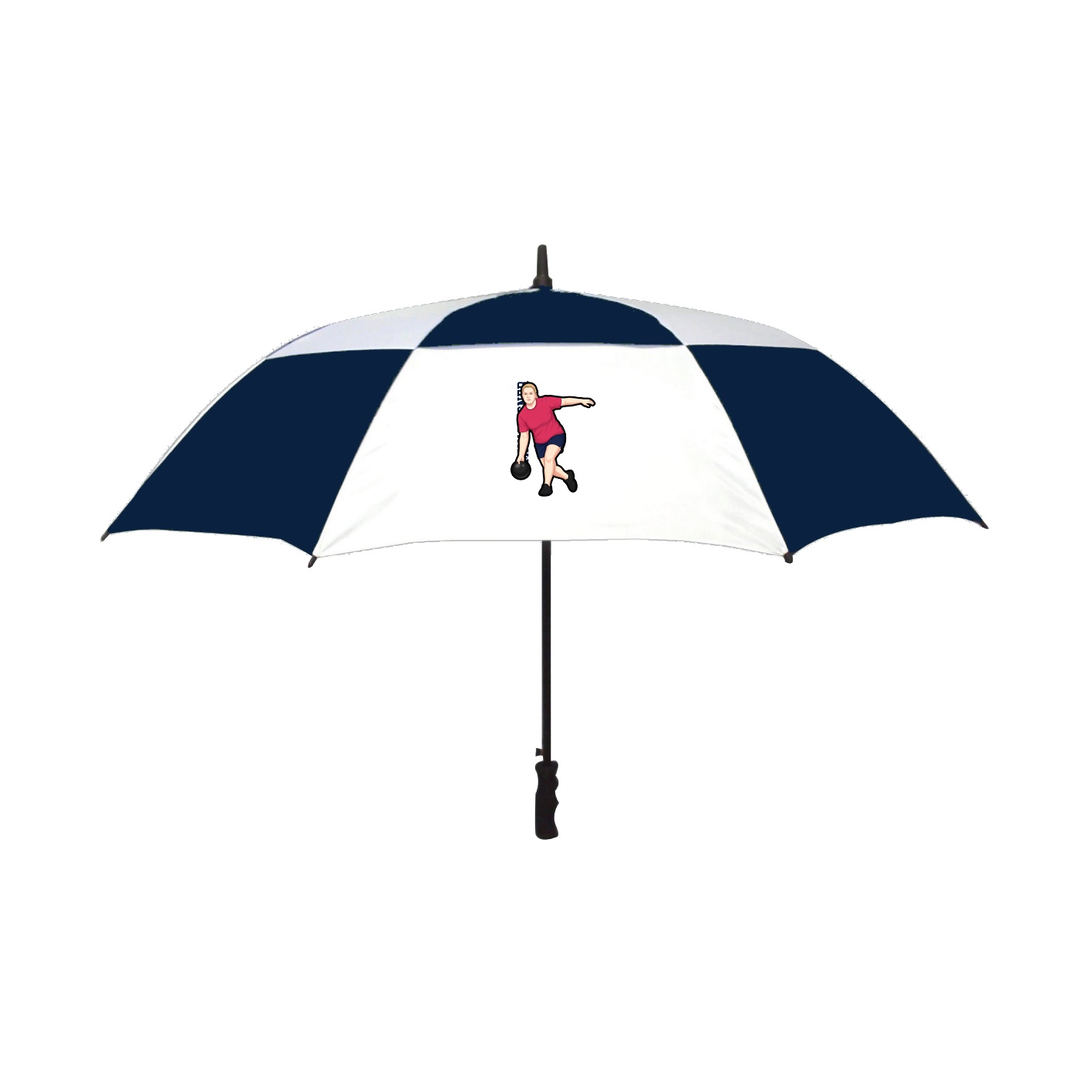 Golf Umbrella — Name Vertical in Navy