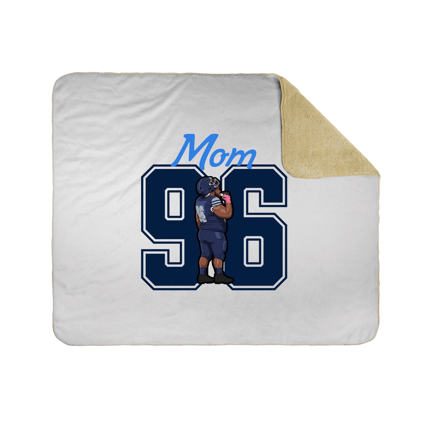 Throw Blanket — Mothers Day Shirsey in White