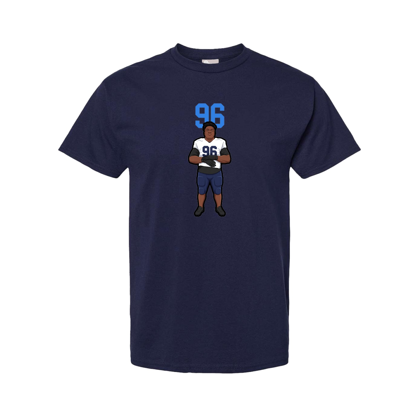 Tee — Number Top in Navy