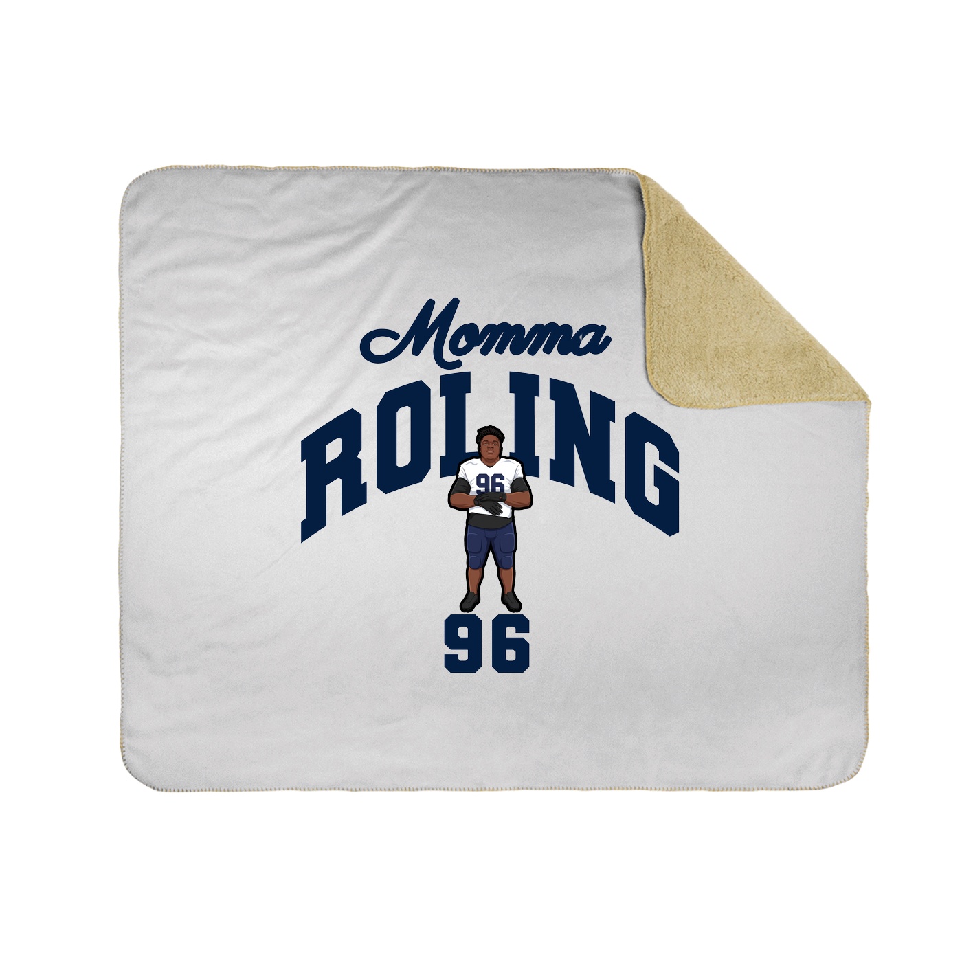 Throw Blanket — Mothers Day Arch in White
