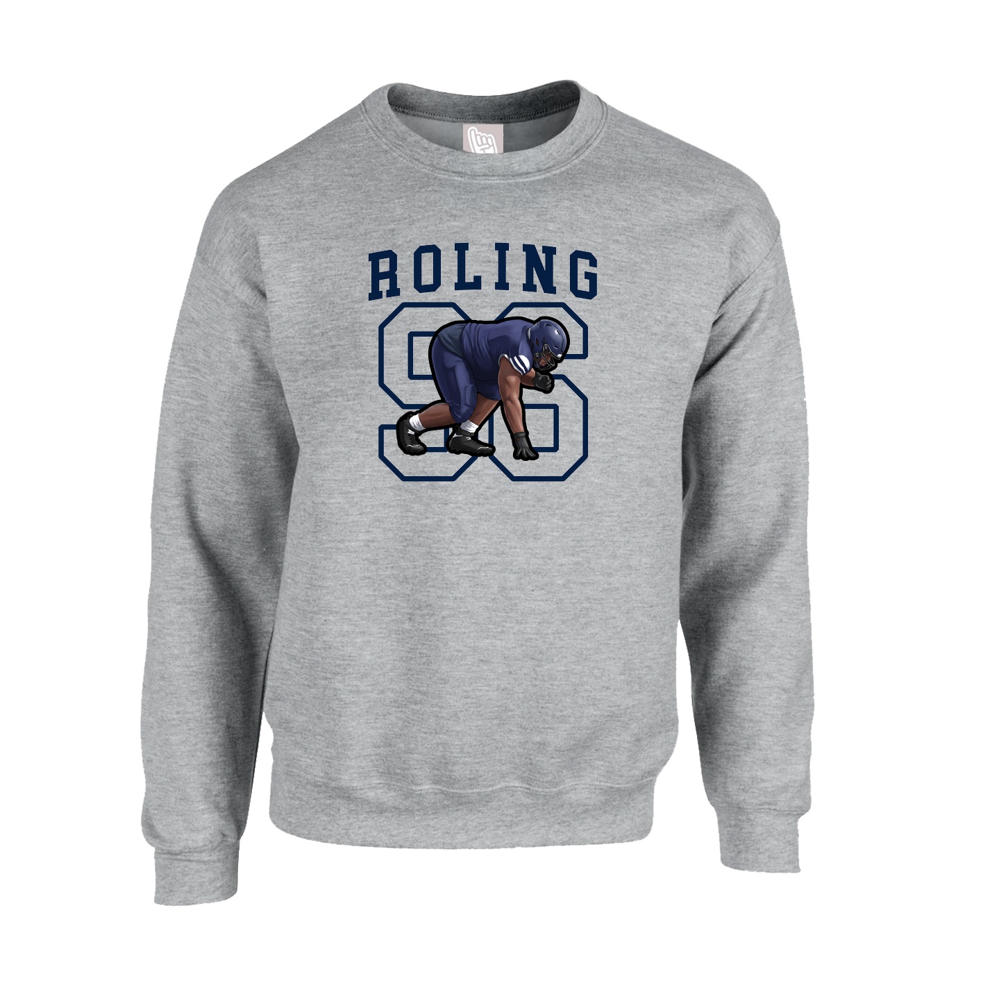 Fleece Crew — Shirsey in Grey