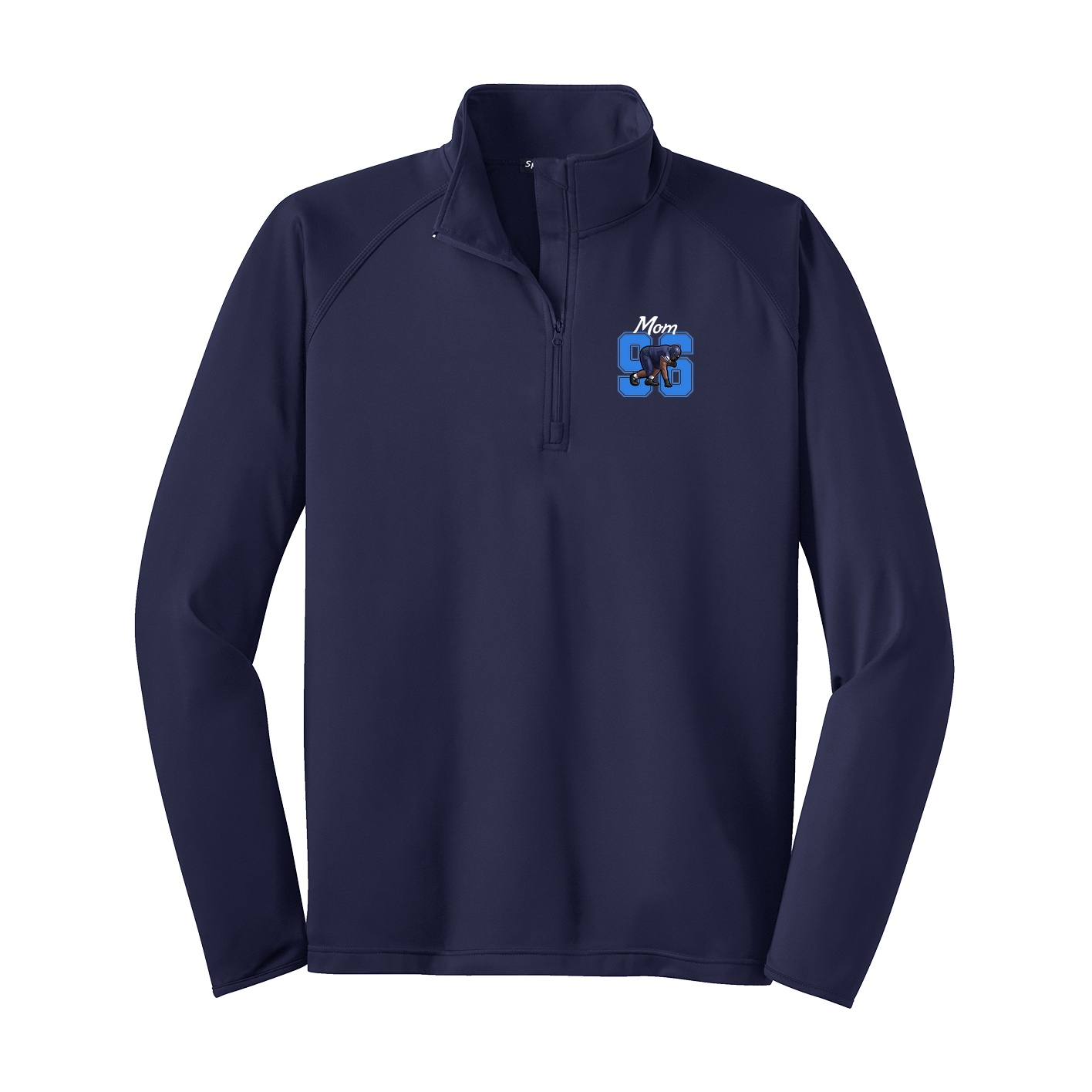 Q-Zip Pullover — Mothers Day Shirsey in Navy