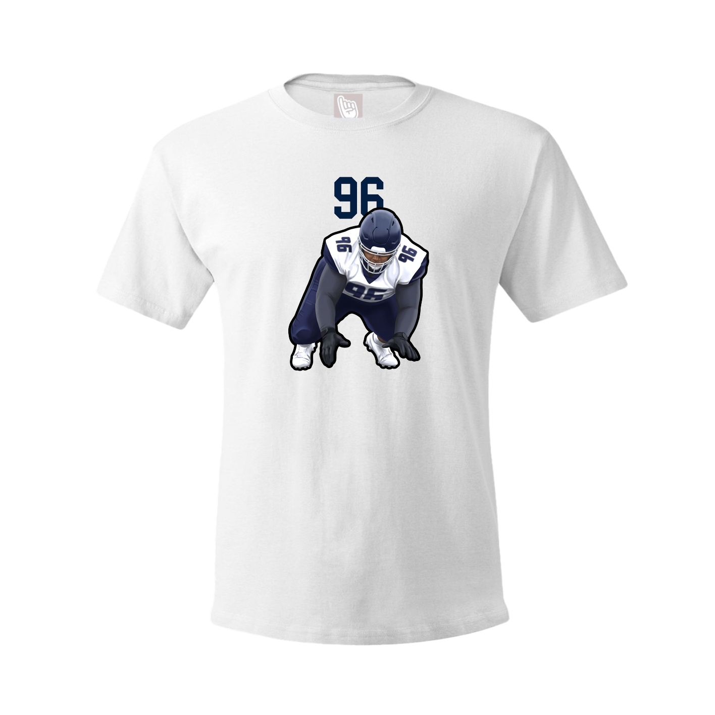 Tee — Number Top in White