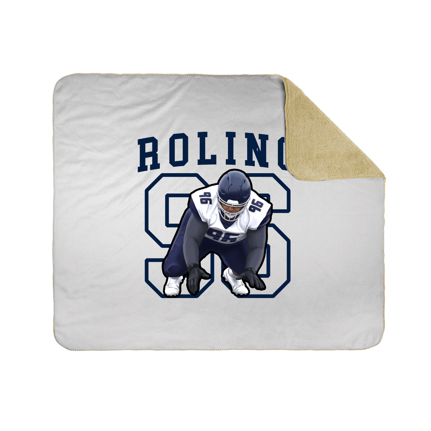 Throw Blanket — Shirsey in White