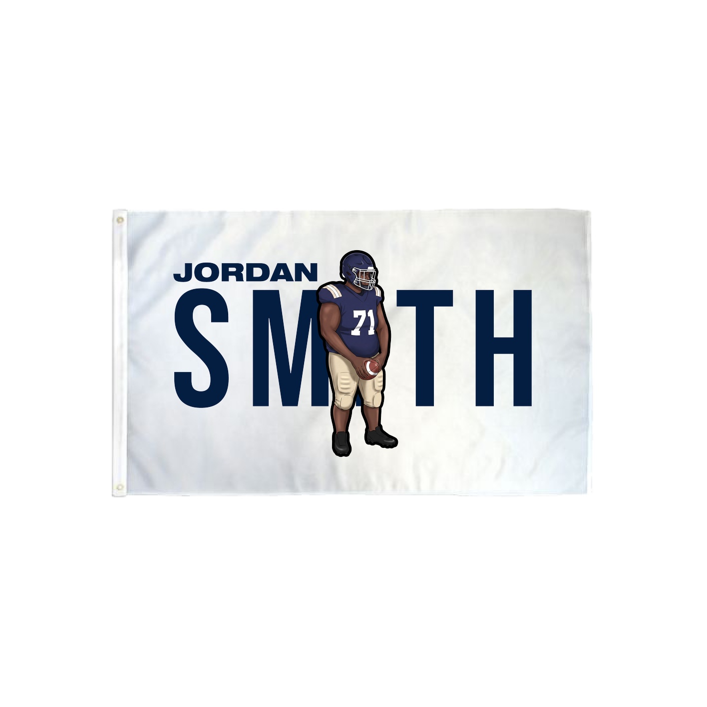 3x5 Flag — Player Name in Classic
