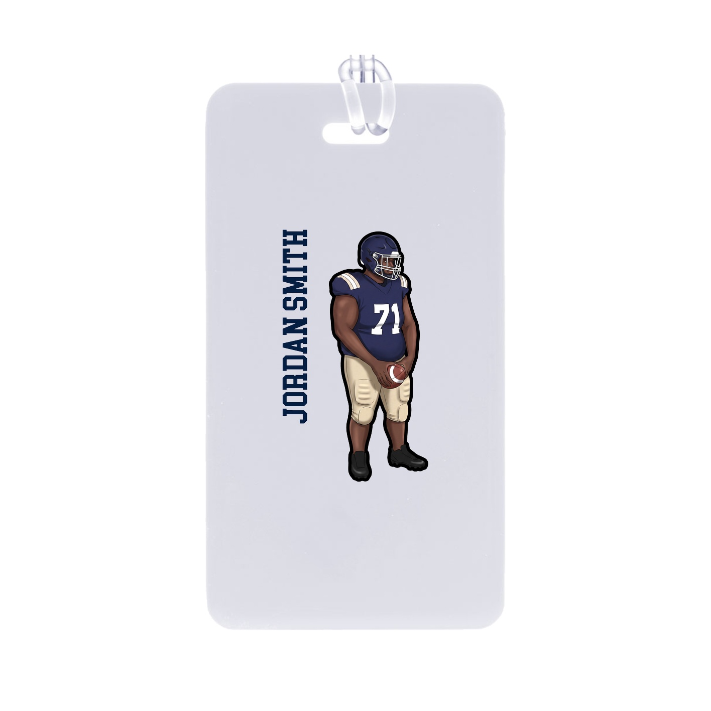 Bag Tag — Name Vertical in Classic