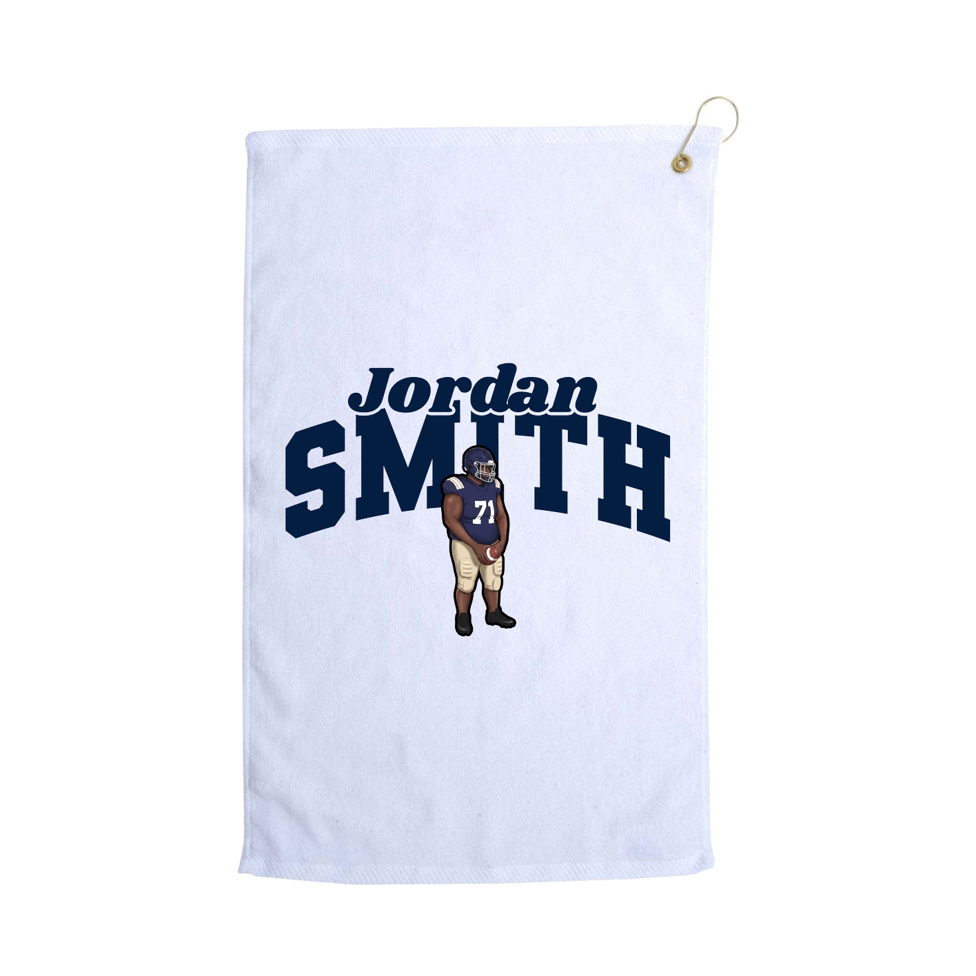 Golf Towel — Signature Arch in White