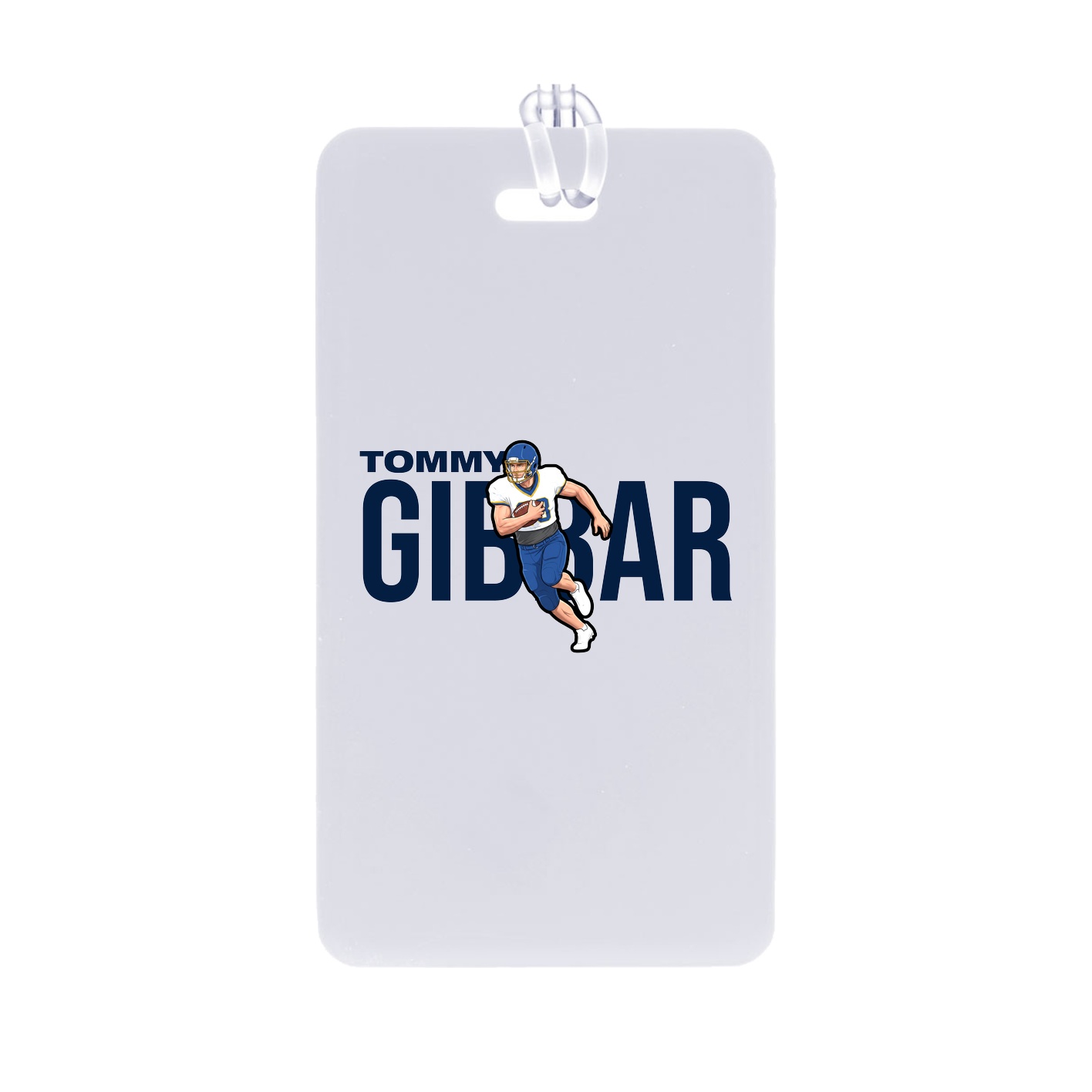 Bag Tag — Player Name in Classic
