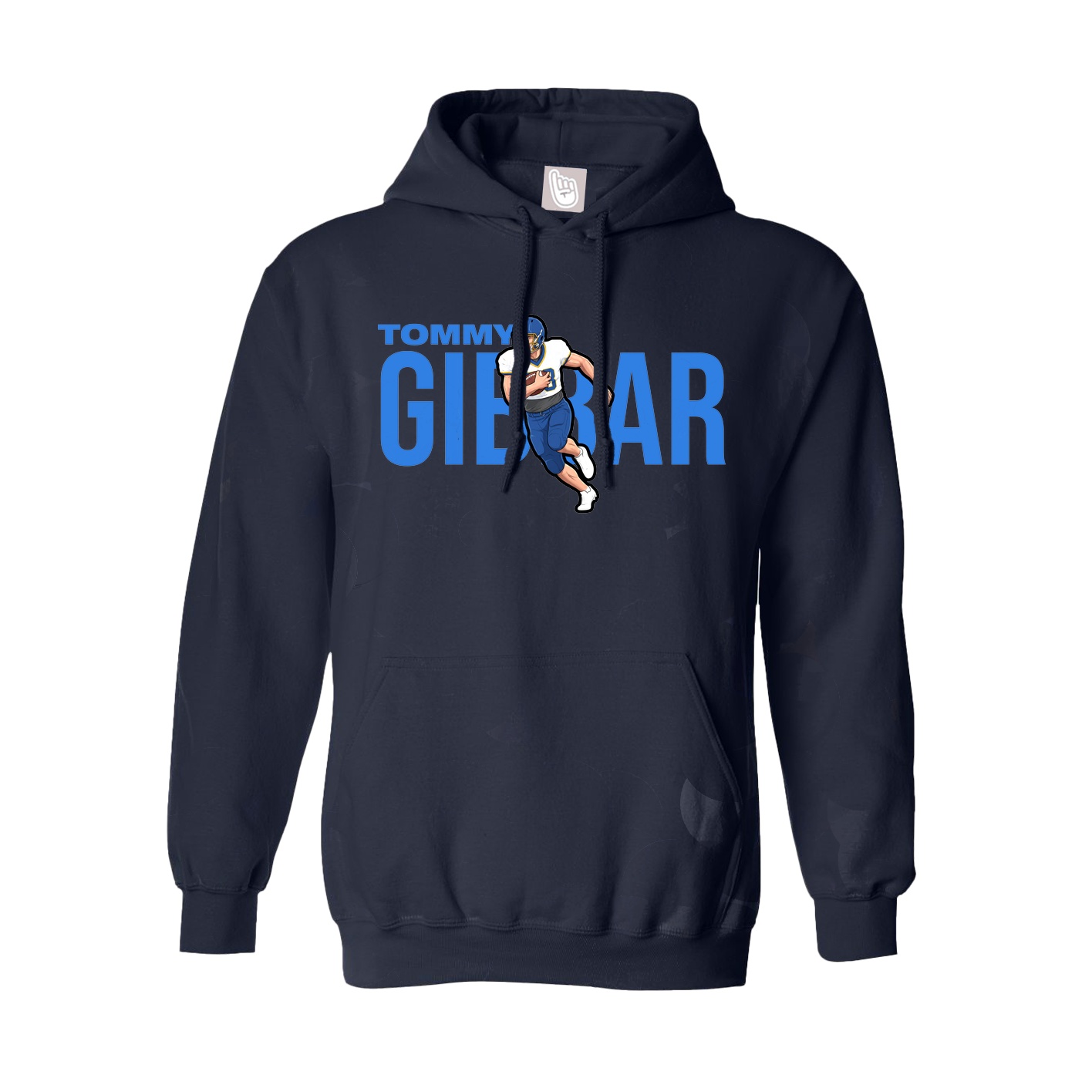 Hoodie — Player Name in Navy